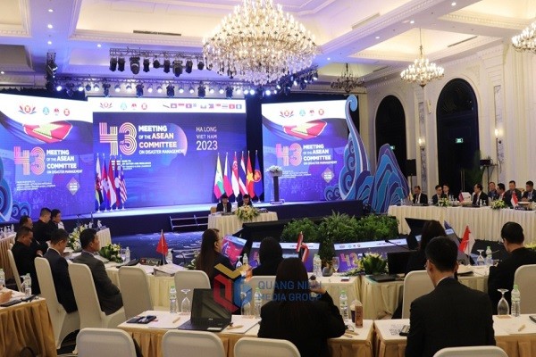 Quang cảnh Hội nghị thường niên lần thứ 43 của Ủy ban ASEAN về quản lý thiên tai.
