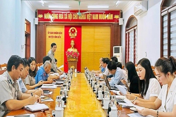 Ban chỉ đạo thi hành dân sự tỉnh Quảng Ninh, làm việc về công tác thi hành án dân sự năm 2023, tại huyện Vân Đồn.
