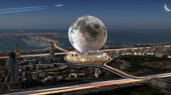 Moon World Resort đang được xây dựng ở Dubai. 