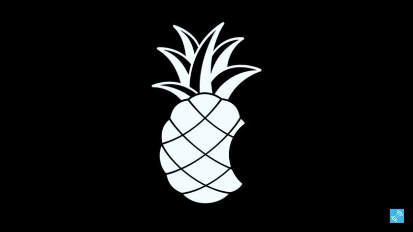 Logo thương hiệu “Quả dứa cắn dở” (Ảnh: Gizmochina) 