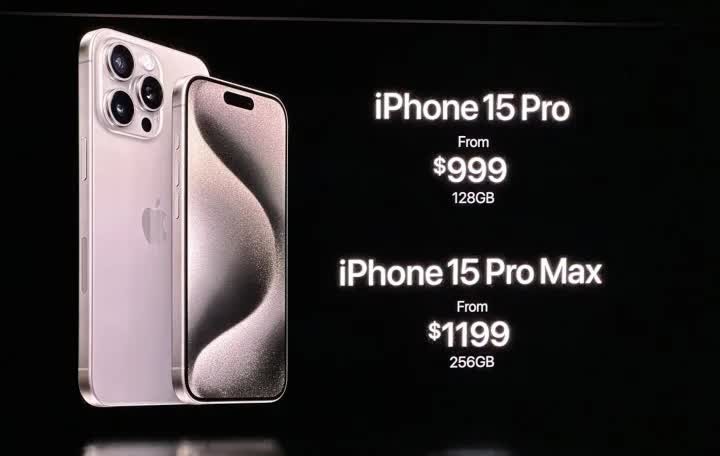 IPhone 15 ProMax có mức giá từ 34,99 triệu đồng
