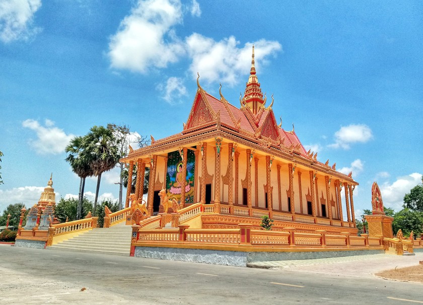 Chùa Xiêm Cán – Ngôi chùa Khmer đẹp nhất Bạc Liêu (Ảnh: thamhiemmekong)