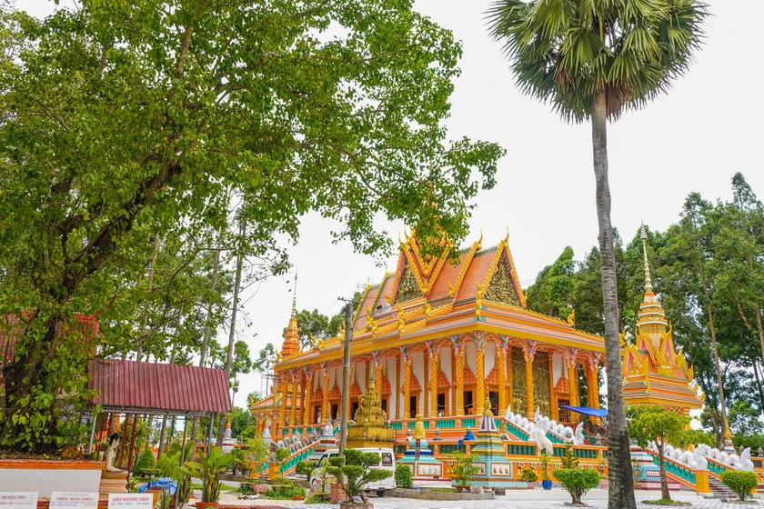 Ngôi chính điện chùa Chrôi Tưm Chắs (Ảnh: Thanhnien)
