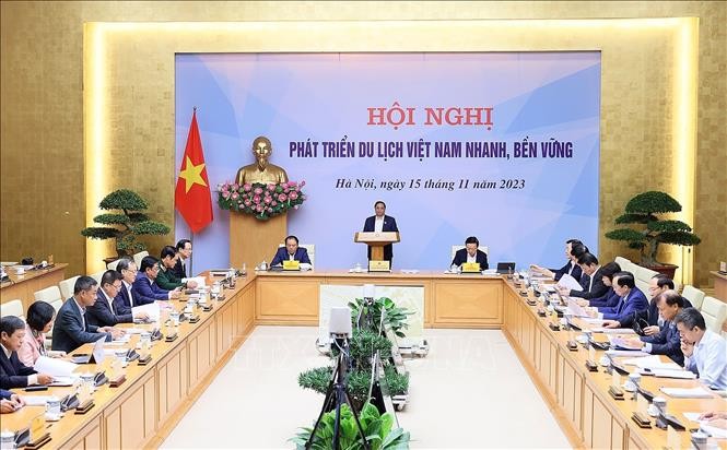 Hội nghị phát triển du lịch Việt Nam nhanh, bền vững (Ảnh: chinhphu.vn)