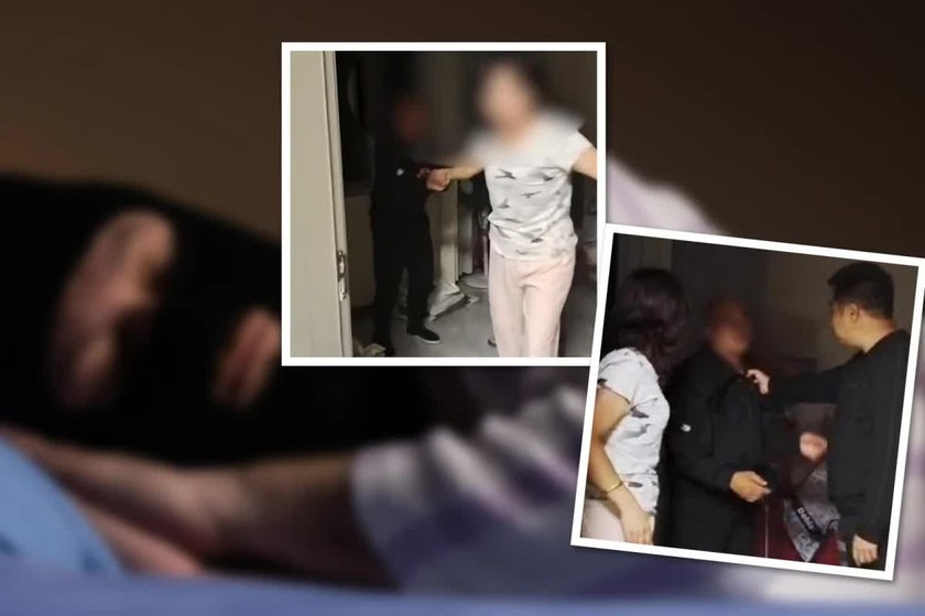 Một tên trộm bị bắt vì ngủ quên và ngáy to (Ảnh: SCMP)