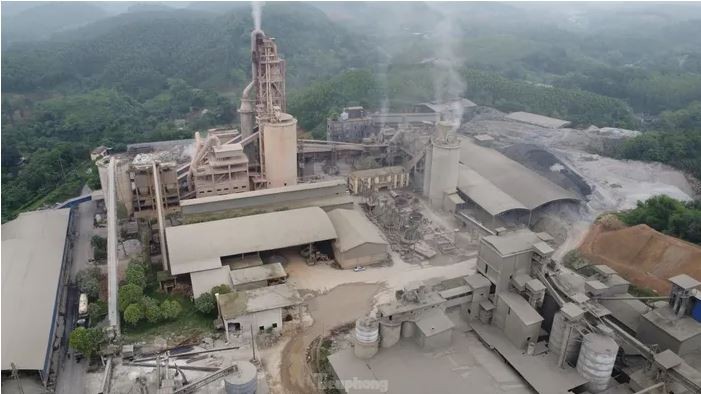 Nhà máy xi măng Yên Bái - nơi xảy ra sự cố tai nạn lao động thương tâm. (Ảnh: PV)