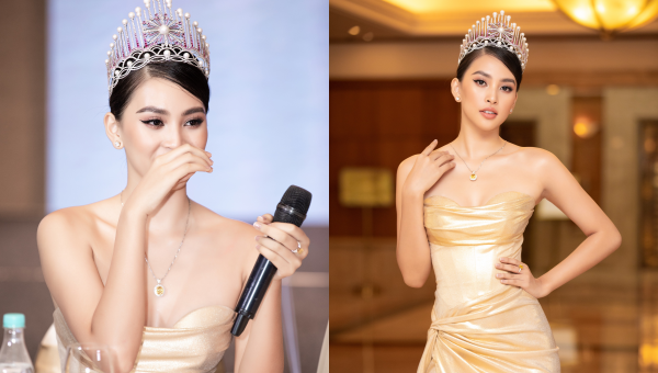 Tiểu Vy bật khóc nhìn lại hành trình 2 năm đăng quang Hoa hậu 