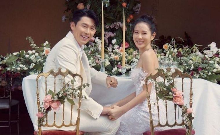 Son Ye Jin và Hyun Bin kỷ niệm một năm ngày cưới. Ảnh: Instagram Son Ye Jin 