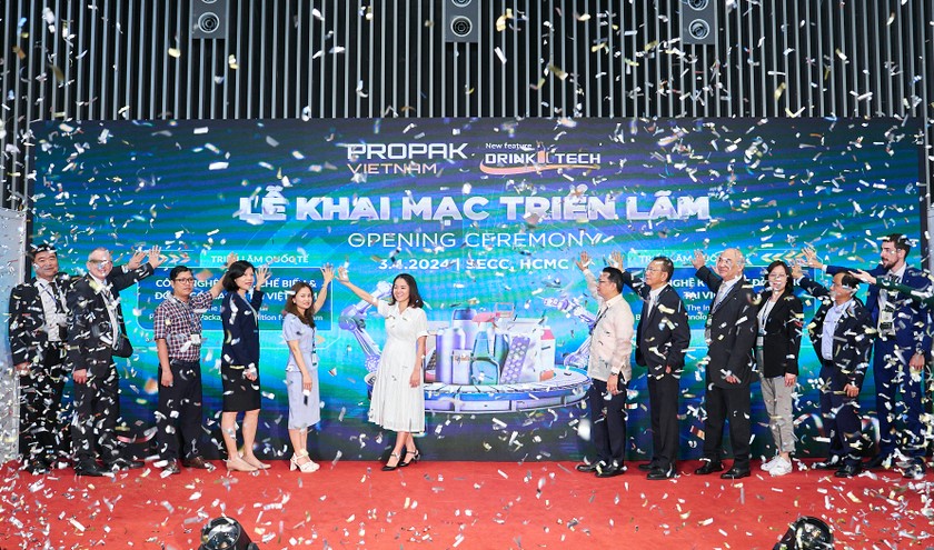 Triển lãm Propak Vietnam 2024 chính thức khai mạc. Ảnh: BTC