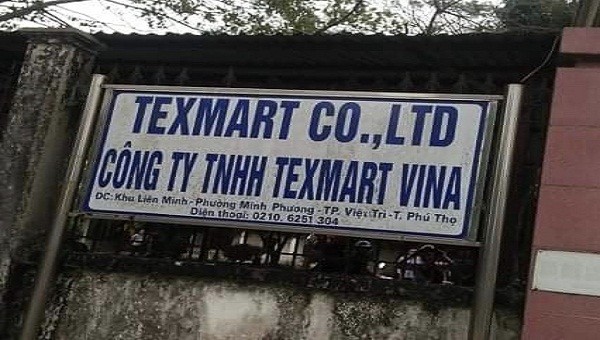 Công ty Textmart Vina Phú Thọ.
