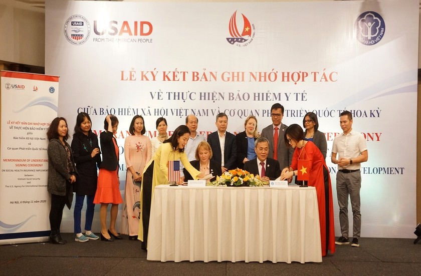 BHXH Việt Nam và USAID tại Việt Nam ký Bản Ghi nhớ hợp tác về việc hỗ trợ thực hiện chính sách BHYT.