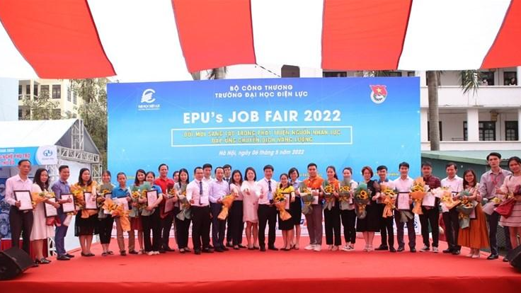 Đại diện tổ chức, doanh nghiệp tham dự “EPU’s JOB FAIR 2022”