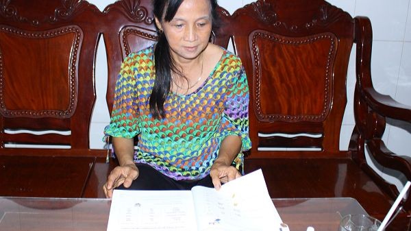 Bà Huỳnh Ngọc Huệ vui mừng vì có lương hưu nhờ chính sách BHXH tự nguyện