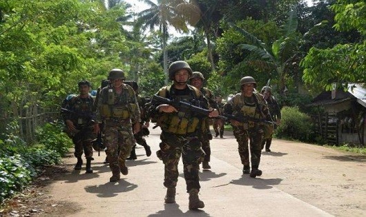 Cảnh sát Philippines tăng cường an ninh sau cảnh báo. 