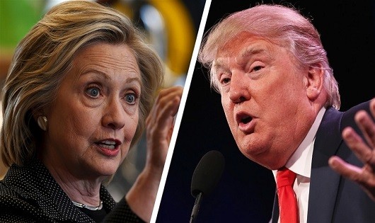 Cuộc đua nước rút giữa hai ứng cử viên tổng thống Mỹ Hillary Clinton và Donald Trump. 