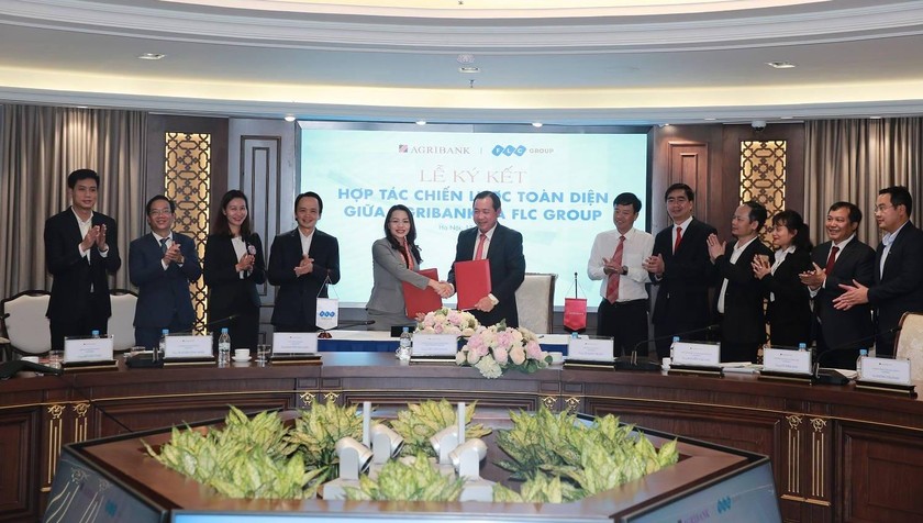 Lễ ký thỏa thuận hợp tác chiến lược toàn diện giữa Tập đoàn FLC và Agribank