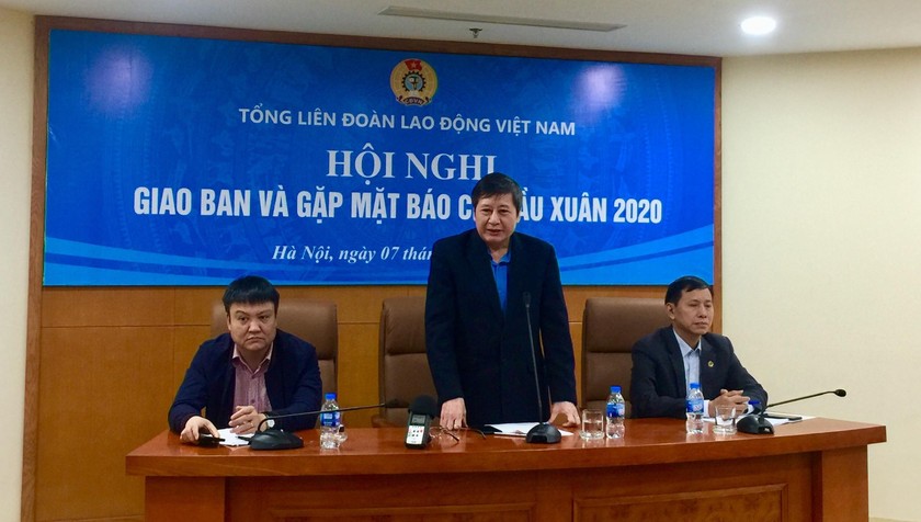 Phó Chủ tịch Thường trực Tổng Liên đoàn Lao động Việt Nam (LĐLĐ) Trần Thanh Hải. 
