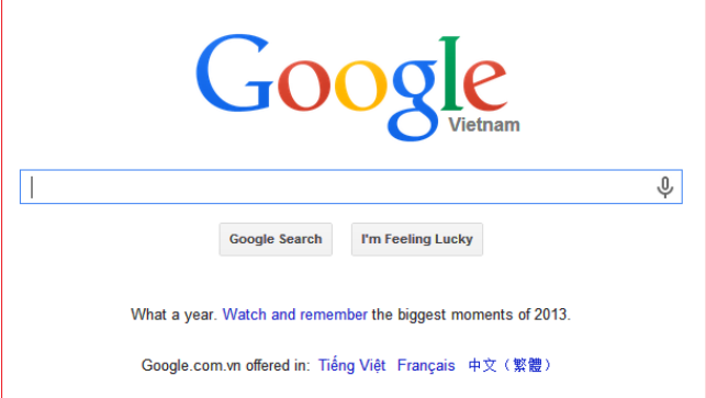 Người Việt tìm kiếm gì nhiều nhất trên Google năm 2013?