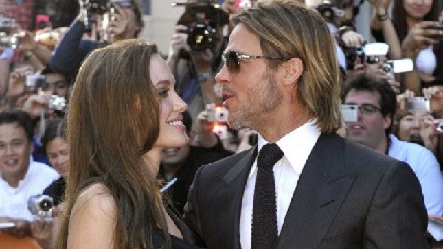 Angelina Jolie và Brad Pitt được xác nhận đã kết hôn vào hôm 23.8 - Ảnh: Reuters