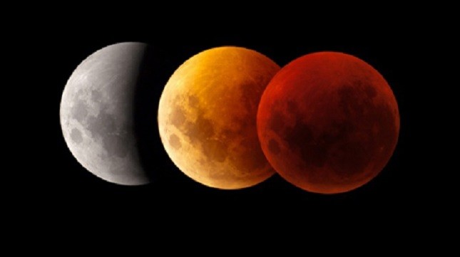 Mặt trăng sẽ có màu đỏ khi xảy ra hiện tượng nguyệt thực toàn phần.