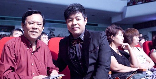 Nhạc sĩ Vinh Sử và ca sĩ Quang Lê.