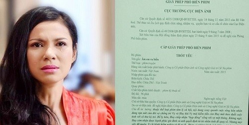 Phim của Việt Trinh bị gắn mác 16+