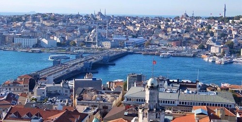 Một góc thành phố Istanbul.