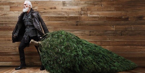Paul Mason trong vai ông già tuyết thời trang ở Canada thực chất là một người mẫu đã có 30 năm tuổi nghề. Ông là phiên bản gầy hơn, trẻ hơn và sành điệu hơn của ông già Noel truyền thống.