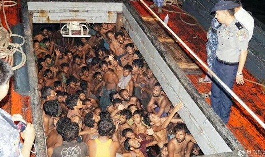 Cảnh sát Myanmar bắt giữ con thuyền chở 200 người Rohingya vượt biên