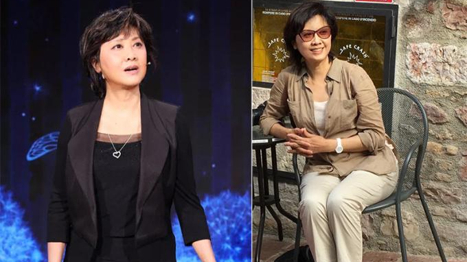 Chu Lâm trong đời thường (phải) và khi tham gia chương trình truyền hình năm ngoái. Ảnh: 163