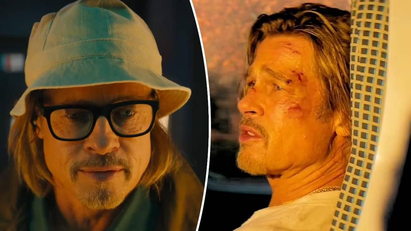 Trong "Bullet Train" (Tàu tốc hành), Brad Pitt sẽ vào vai một sát thủ điển trai (Ảnh: Daily Mail).