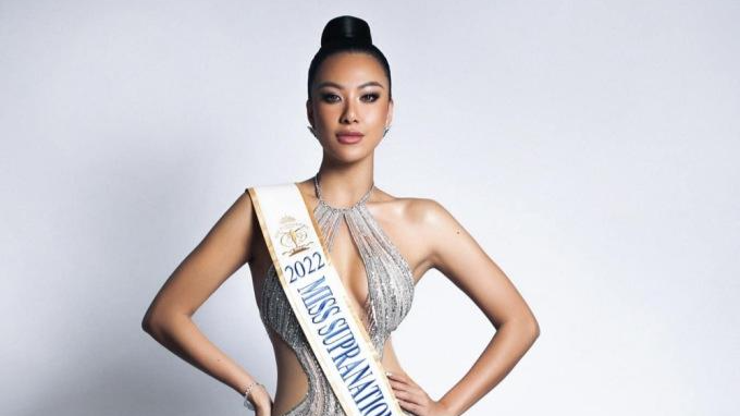 Sắc vóc Kim Duyên khi được công bố là thí sinh Việt Nam ở Miss Supranational 2022 hồi tháng 2. Ảnh: Nhân vật cung cấp
