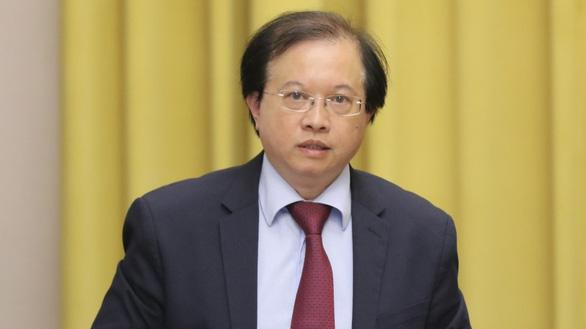 Thứ trưởng Bộ Văn hóa, Thể thao và Du lịch Tạ Quang Đông tại cuộc họp công bố lệnh của Chủ tịch nước sáng 5/7. Ảnh: Hoàng Phong.