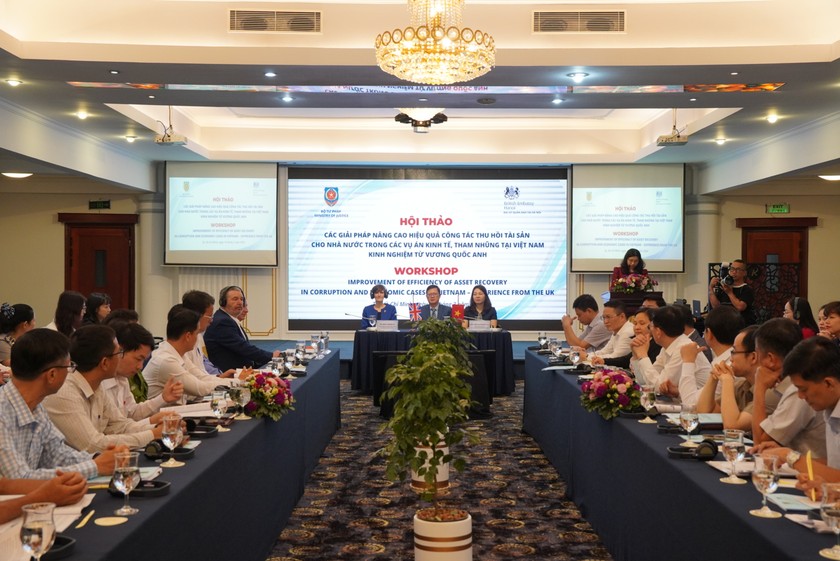 Hội thảo “Trao đổi về đổi mới tổ chức, hoạt động, nâng cao hiệu quả công tác thi hành án dân sự của Việt Nam - kinh nghiệm từ Vương Quốc Anh”