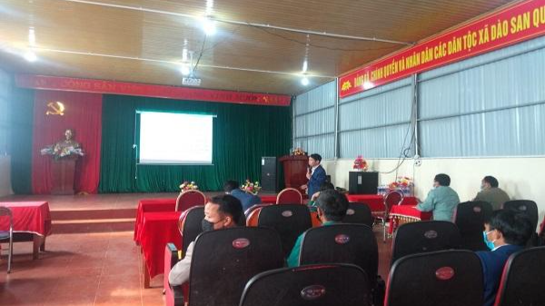 Hội nghị tập huấn, bồi dưỡng nghiệp vụ công tác hòa giải ở cơ sở năm 2022 tại xã Dào San, huyện Phong Thổ.