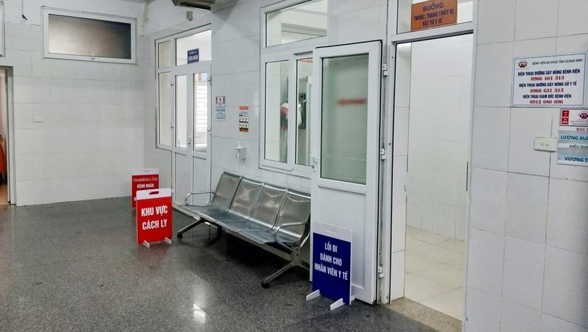 Phòng cách ly áp lực âm được đặt tại khoa Bệnh nhiệt đới bệnh viện Đa khoa tỉnh Quảng Ninh