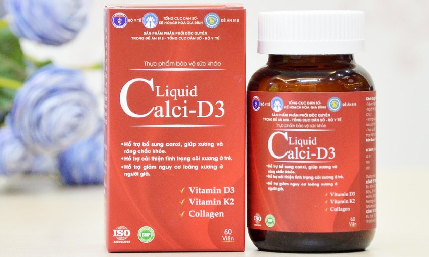 Liquid Calci-D3 một trong những sản phẩm nằm trong Đề án 818.