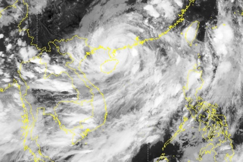 Dự báo vị trí, hướng di chuyển của bão số 1. Ảnh: nchmf.gov.vn