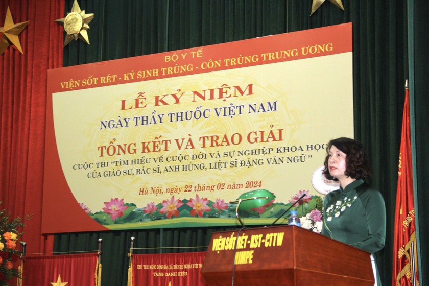 Thứ trưởng Bộ Y tế Nguyễn Thị Liên Hương chia sẻ tại chương trình. Ảnh: Hà Quyên.