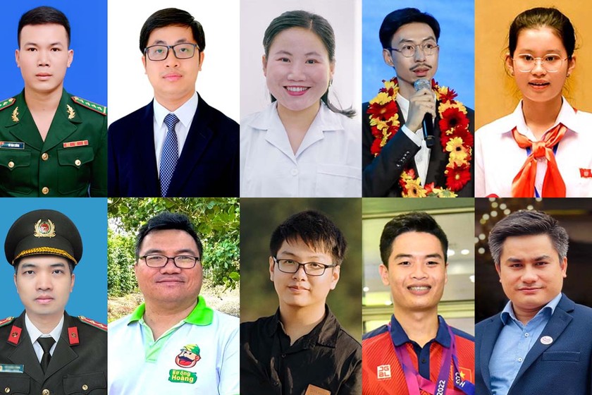 10 Gương mặt trẻ Việt Nam tiêu biểu năm 2023. Ảnh: BTC