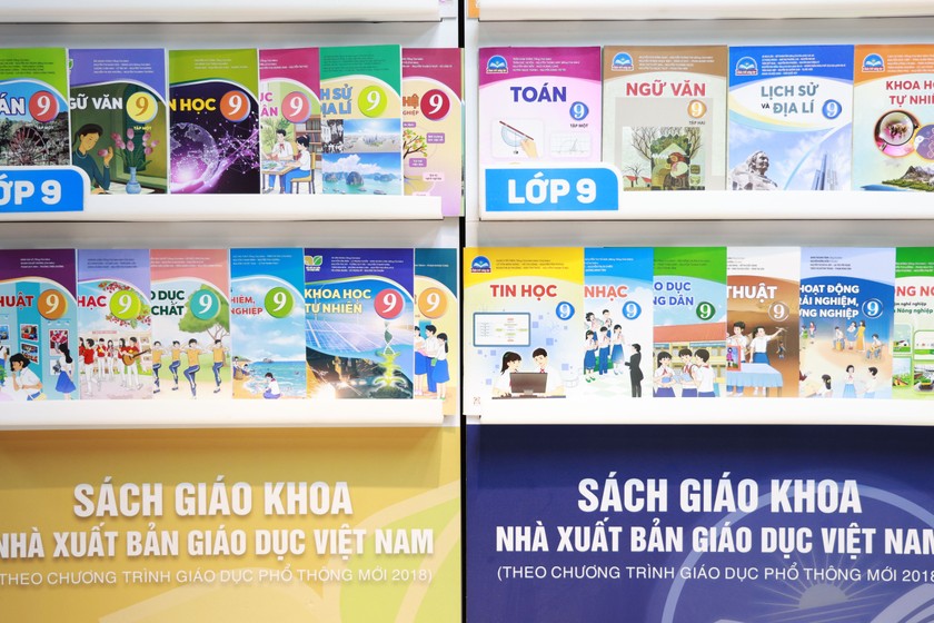 Nhà xuất bản Giáo dục Việt Nam vừa công bố điều chỉnh giá sách giáo khoa. Ảnh: Nhà xuất bản Giáo dục Việt Nam