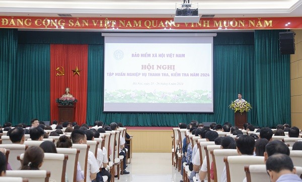 BHXH Việt Nam tổ chức Hội nghị tập huấn nghiệp vụ Thanh tra, kiểm tra năm 2024.