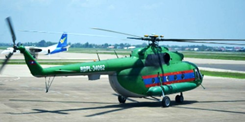 Trực thăng Mi-17 số hiệu RDPL34062 của Quân đội Nhân dân Lào. Ảnh: Laopost.