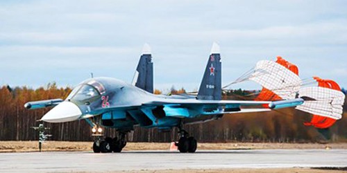 Máy bay Nga tham chiến ở Syria.