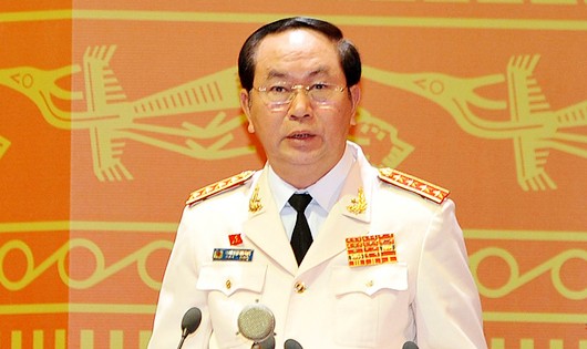 Đại tướng - Bộ trưởng Công an Trần Đại Quang là người duy nhất được Bộ Chính trị, Ban Chấp hành Trung ương Đảng giới thiệu để Quốc hội bầu Chủ tịch nước.