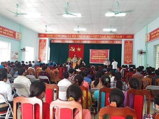 Hội nghị tuyên truyền, giáo dục, phổ biến pháp luật cho người dân tộc Mông (huyện Quan Sơn, Thanh Hóa)