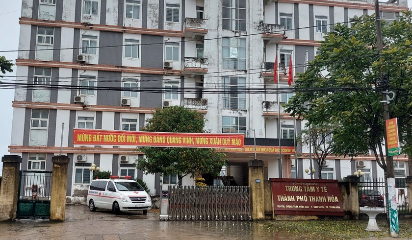 Trụ sở Trung tâm y tế TP Thanh Hóa.
