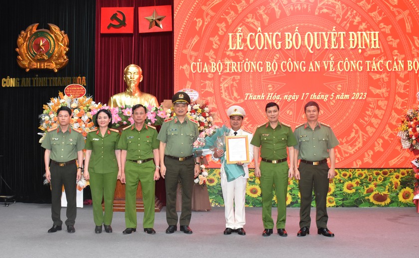 Thượng tá Lê Ngọc Anh được bổ nhiệm giữ chức Phó Giám đốc Công an tỉnh Thanh Hóa.