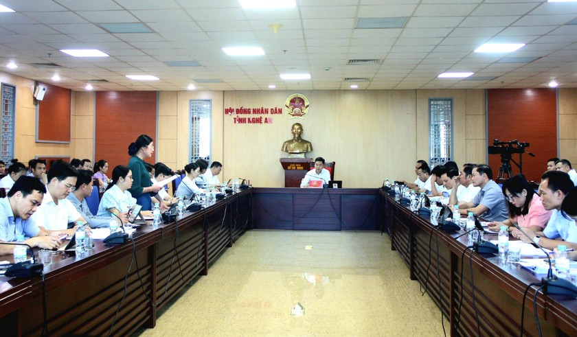 Toàn cảnh Kỳ họp thứ 14, HĐND tỉnh Nghệ An khóa XVIII, nhiệm kỳ 2021-2026. 