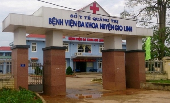 Bệnh viện Đa khoa huyện Gio Linh - nơi xảy ra vụ việc sản phụ cùng bé gái sơ sinh tử vong.